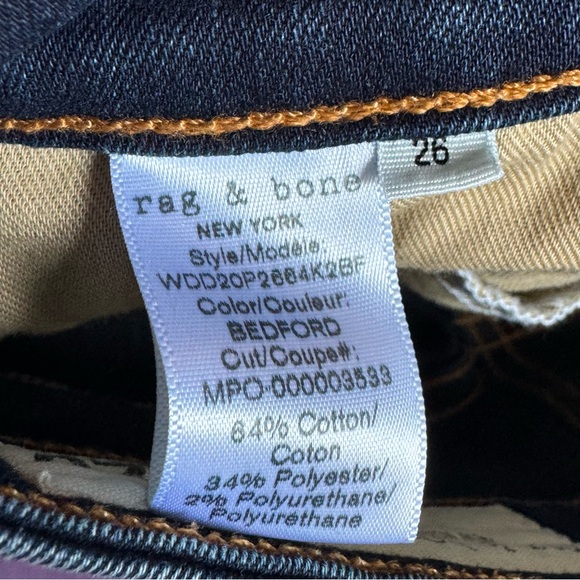 Rag & bone Nina High Rise Skinny Jeans Size US 26 - Picture 5 of 14